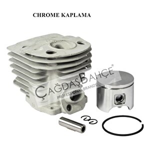 Husqvarna 55 / 51testere Chrome Si̇li̇ndi̇r Pi̇ston Seti̇ 46 Mm