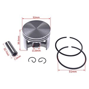 Sti̇hl Ms460 Motorlu Testere Pi̇ston Segman Seti̇ 52 Mm