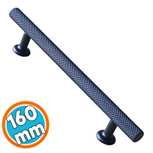 Mobilya Kulp Mutfak Dolabı Çekmece Dolap Kulpları Kapak Kulpu Kulbu Siyah 160 Mm Metal