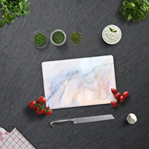 Cam Kesme Tahtası - Cam Kesme Tablası  | Supreme Mermer Görünümlü | 20cm x 30cm