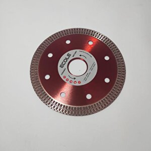 Granit Seramik Kesme Diski Mermer Kesme Diski Spral Ucu 115*1.3mm Kırmızı İnce Hassas Turbo Kesici