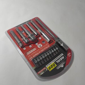 16 Parça Somun Adaptör Seti Ve Bits Ucu Seti Mıknatıslı Manyetik Uzatma Ve Bits Uçları
