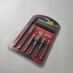 16 Parça Somun Adaptör Seti Ve Bits Ucu Seti Mıknatıslı Manyetik Uzatma Ve Bits Uçları