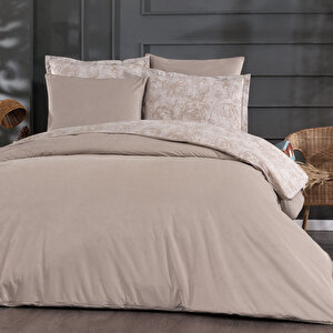 Home Premium Comfort Çift Kişilik Nevresim Takımı 6 Parça-ekru