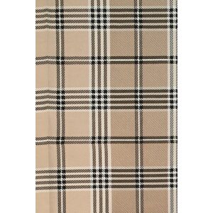 Maki Home Pamuklu Bej Ekose 160x220 Cm Tek Kişilik Nevresim Ve Yastık Kılıfı Seti