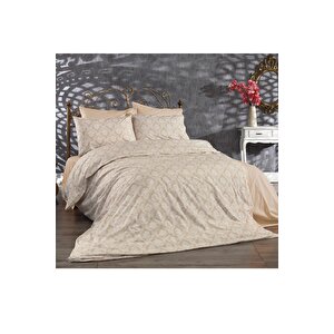 Pamuklu Sarı Oryantal 160x220 Cm Tek Kişilik Nevresim Ve Yastık Kılıfı Seti