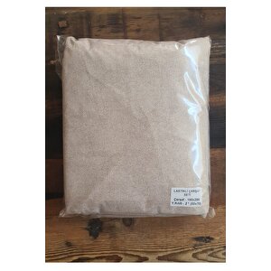Pamuklu Polycotton Efektli Bej 160x200+2*(50x70) Çift Kişilik Lastikli Çarşaf Takımı
