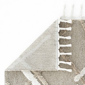 Cool Halı Palazzo 03 Bej Beyaz Salon Halısı Mutfak Halısı Çocuk Odası Halısı Kesme Koridor Yolluk