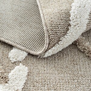 Cool Halı Palazzo 03 Bej Beyaz Salon Halısı Mutfak Halısı Çocuk Odası Halısı Kesme Koridor Yolluk