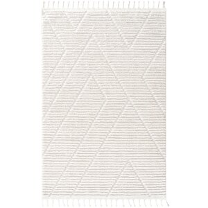 Palazzo 08 Krem Bukle Salon Halısı Mutfak Halısı Çocuk Odası Halısı Kesme Koridor Yolluk 120x180 cm