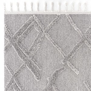 Cool Halı Palazzo 03 Gri Bukle Salon Halısı Mutfak Halısı Çocuk Odası Halısı Kesme Koridor Yolluk