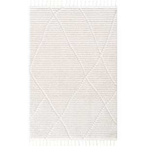 Palazzo 07 Krem Bukle Salon Halısı Mutfak Halısı Çocuk Odası Halısı Kesme Koridor Yolluk 80x450 cm