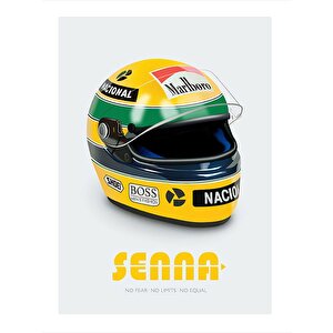 Ayrton Senna  Modern Ahşap Tablo 35cm X50cm 35x50 cm