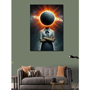 Kanvas Tablo Uzay Ve Kız 70x100 cm