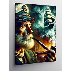 Kanvas Tablo Kaptan Veya Yelken Tekne