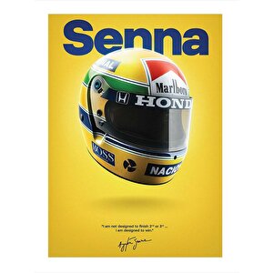Ayrton Senna  Tasarım Mdf Tablo 25cmx 35cm 25x35 cm