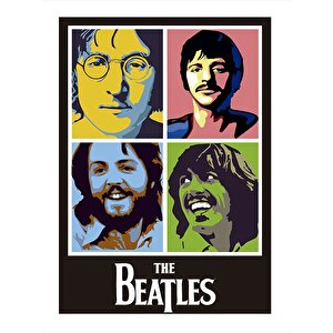 The Beatles Art Mdf Poster 35cm X50cm 35x50 cm