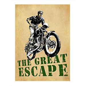 The Great Escape Hediyelik Ahşap Tablo 25cmx 35cm 25x35 cm