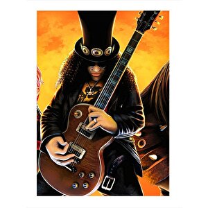 Slash Desenli Ahşap Tablo 35cm X50cm 35x50 cm