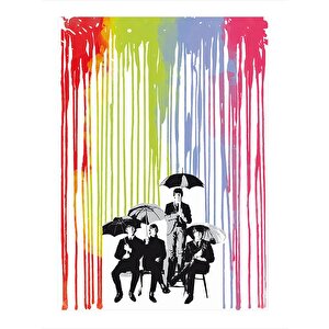 The Beatles Mdf Poster 25cmx 35cm 25x35 cm