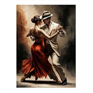 Tango Yapan Çift Tasarım Mdf Tablo 25cmx 35cm 25x35 cm