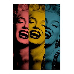 Marilyn Monroe Desenli Mdf Tablo 35cm X50cm 35x50 cm