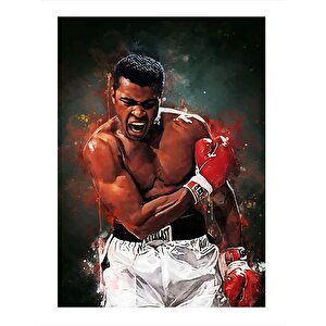 Muhammed Ali Desenli Mdf Tablo 25cmx 35cm 25x35 cm