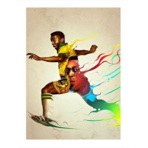 Pele Desenli Ahşap Tablo 25cmx 35cm 25x35 cm