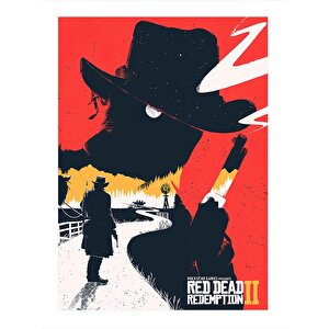 Red Dead Redemption 2 Mdf Tablo 35cm X50cm 35x50 cm