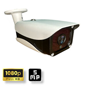 6 Kameralı Set - Araç İnsan Yüz Tanımalı Gece Görüşlü 36 Ir Ledli Metal Güvenlik Kamerası Seti E216