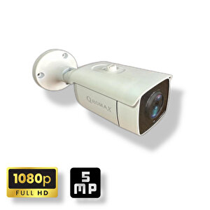 4 Kamerali Set - Hareket Algılayan Gece Görüşlü 24 Smd Led 5mp Sony Lensli 1080p Full Hd Metal Kasa Güvenlik Kamerasi Seti 6224