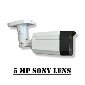 1 Kameralı Set - Hareket Algilayan 1080p Gece Görüşlü 5mp Sony Lens Güvenlik Kamerasi Seti 7808