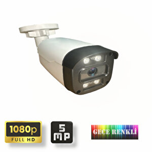 4 Kameralı Set - Gece Renkli Gösteren Hareket Algılayan Güvenlik Kamerası Seti E504w