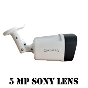 2 Kameralı Set - Araç İnsan Yüz Hareket Algılayan 36 Ir Led 5mp Sony Lensli 1080p Metal Kasa Güvenlik Kamerası Seti 5236-1