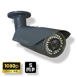 10 Kameralı Set - Hareket Algilayan Gece Görüşlü 42 Ir Led 5mp Sony Lensli 1080p Metal Güvenlik Kamerasi Seti 2042