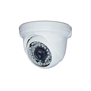 1 Kameralı Set - Hareket Algılayan Gece Görüşlü 36 Ir Led 5mp Sony Lensli 1080p Full Hd Dome İç Mekan Güvenlik Kamerası Seti D136b