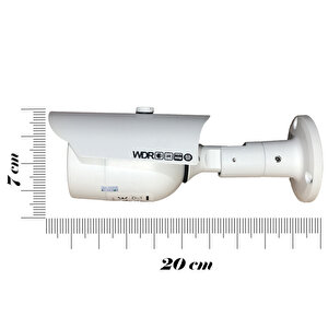 5 Mp 1940p Sensör 6 Mp Sony Lens 48 Ir Led Metal Kasa Ip Güvenlik Kamerası
