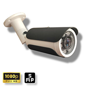 4 Kameralı Set - Araç İnsan Yüz Hareket Algılayan 8 Süper Led 5mp Sony Lensli 1080p Metal Kasa Güvenlik Kamerası Seti 40sk8-1