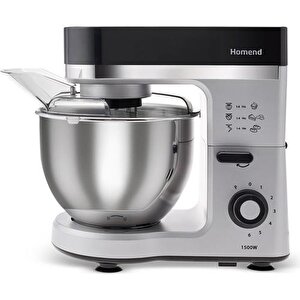 Homend Profashion 3011h 1500 W 5 Lt Siyah Silver Stand Mikser