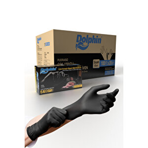 Çok Amaçlı Siyah Nitril Eldiven (s) 20pk X 100lü Paket S