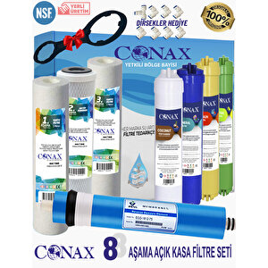 Conax Açık Kasa 8 Li Filtre Seti Benc Membranlı (tüm Açik Kasa Ci̇hazlar İçi̇n)