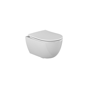 Turkuaz Asma Klozet, Bella Rimless Kapak Dahi̇l