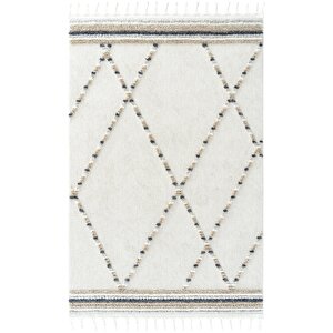 Palazzo 04 Krem Bej Salon Halısı Hav Vermez Çocuk Odası Halısı Mutfak Koridor Kesme Yolluk 200x290 cm