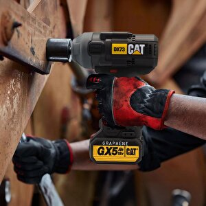 Cat Dx73g 18volt 5.0 Ah. Graphene Çift Akülü 1700/2100nm Kömürsüz Profesyonel Şarjlı Somun Sıkma