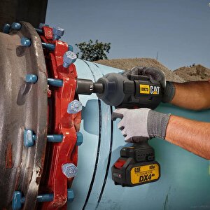 Cat Dx73 18volt 4.0 Ah. Çift Akülü 1700/2100nm Kömürsüz Profesyonel Şarjlı Somun Sıkma
