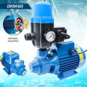 Rowemax İbeltech Bakir-dkm60 0.37kw  0.5hp  1" Bakır Sargılı Paket Hidrofor Sistem Su Pompa Motoru