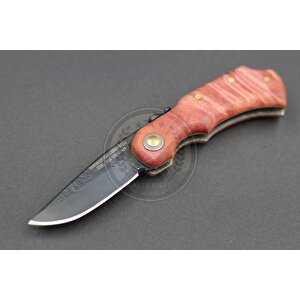 Stabilize Mapple Burl Ağacı Sap Kuyruk Milli Bushcraft Namlu Mini Çakı