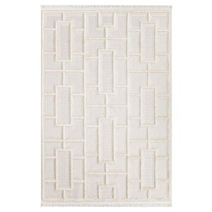 Havana 3004 Krem İskandinav Serisi Salon Oturma Yatak Odası Halısı 200x290 cm