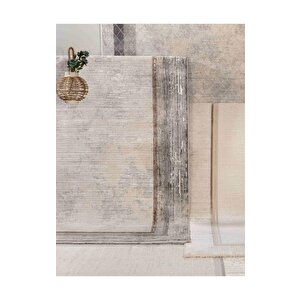 Astana 1079 Bej Serisi Salon Oturma Yatak Odası Halısı 160x230 cm