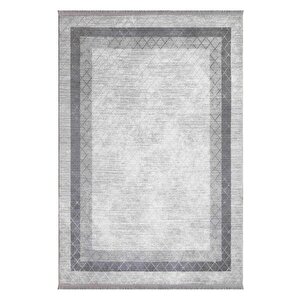 Astana 1077 Gri Serisi Salon Oturma Yatak Odası Halısı 160x230 cm